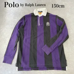 ポロ ラルフ ローレン【Polo Ralph Lauren】90s ボーダー柄ラガーシャツ 150cm