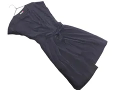 DIANE VON FURSTENBERG ダイアンフォンファステンバーグ カシュクール ワンピース size2/紺 ■◆ レディース