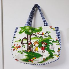 Marimekko 生地 ハンドメイドワンハンドルバッグ - メルカリ