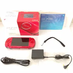 美品　ソニー　PSP3000 ラディアントレッド　プレイステーションポータブル
