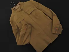 INDIVI インディヴィ スタンドカラー ジャケット size38/ベージュ ■◇ レディース