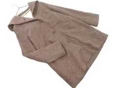 SM2 サマンサモスモス ウール100% フーディー コート sizeM/茶 ◇■ レディース