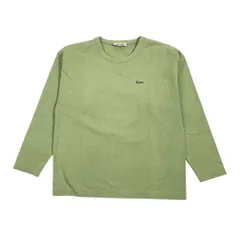 70s 80s CHEMISE LACOSTE シュミーズラコステ ワンポイント 文字ワニ 長袖 Tシャツ カットソー 40/グリーン系 レディース ビンテージ