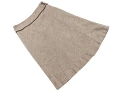 23区 ウール混 フレア スカート size38/茶 ◇■ レディース