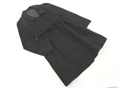 JILLSTUART ジルスチュアート ウール混 ウエストベルト付き コート sizeS/黒 ◇■ レディース