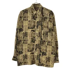 【古着】CALLAN 総柄長袖シャツ