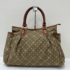 9892　russet ラシット　トートバッグ　ボストンバッグ　ハンドバッグ　ベージュ　ブラウン　ナイロン　レザー　モノグラム　レディース　シンプル　きれいめ　カジュアル　ポケット多数のサムネイル