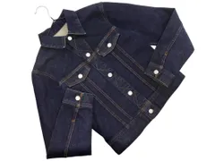 INDIVI インディヴィ Gジャン デニム ジャケット size4/紺 ■■ レディース