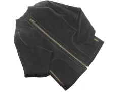 HIROKO BIS ヒロコビス レザー ジップアップ ジャケット 黒 ◇■ レディース