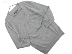 23区 ウール混 Vネック ニット セーター size38/グレー ◇■ レディース