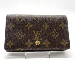 ★LOUIS VUITTON ルイヴィトン M61730 ポルト モネ ビエ トレゾール 二つ折り財布 モノグラム 中古★007170