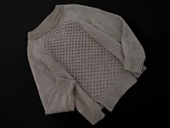 CROLLA クローラ ウール混 バックオープン ニット セーター グレー ◇■ レディース