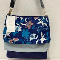 9943　russet ラシット　ツリーシリーズ　Tree　ショルダーバッグ　3連　カスタマイズ　リリー　ネイビー　花柄　モノグラム　レディース　シンプル　きれいめ　カジュアル　ポーチ　クラッチ