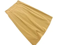 MARGARET HOWELL マーガレットハウエル Aライン 台形 スカート size1/茶 ■■ レディース