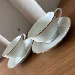 大倉陶器　大倉陶園　ゴールドライン　スープ　ソーサー　2客 大倉陶器 大倉陶園 ゴールドライン スープ ソーサー 2客 【公式通販】