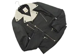 DIESEL ディーゼル ラムレザー ダブル ライダース ジャケット sizeXS/白ｘ黒 ◇■ メンズ