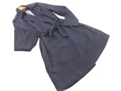 ZARA basic ザラ ベーシック トレンチ コート sizeL/黒 ◇■ レディース