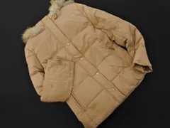 INED イネド ラクーンファー付き 2WAY ダウン ジャケット size7/ベージュ ◆■ レディース