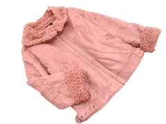 MURUA ムルーア フェイクムートン ジャケット sizeM/ピンク ◆■ レディース