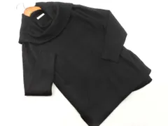 a.v.v アーヴェヴェ オフタートルネック ニット セーター sizeM/黒 ◇■ レディース