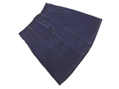 Heather ヘザー ミニ デニムスカート sizeM/紺 ■■ レディース