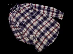 niko and ニコ アンド チェック ブラウス シャツ 紺 ◇■ レディース