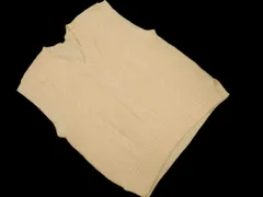 who's who Chico フーズフーチコ ケーブル編み オーバーサイズ ニット ベスト sizeF/クリーム ◇■ レディース