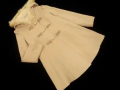 Secret Honey シークレットハニー フェイクファー フード コート ベージュ ◇■ レディースのサムネイル