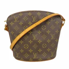 本物 ルイヴィトン LOUIS VUITTON LV ドルーオ モノグラム ショルダーバッグ ポシェット ブラウン M51290 Drouot ビトン バッグ 中古 本物 ルイヴィトン LOUIS VUITTON LV ドルーオ モノグラム ショルダー