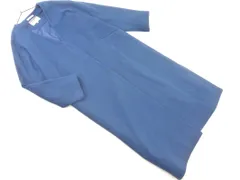 niko and ニコ アンド ウーリーテック ノーカラー コート sizeTall/青 ◇■ レディース