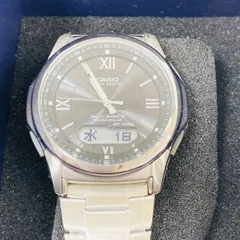 A【稼働品】CASIO カシオ WVA-M630 ソーラー メンズ 腕時計 箱付き 正規品ベルト 電波時計