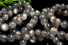 ピンクレインボーシラー ラブラドライト　9.5mm　ブレスレット 1個売り パワーストーン 天然石 _BG6359-95