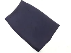 COUP DE CHANCE クードシャンス スリット タイト スカート size38/紺 ■■ レディース