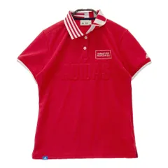 サイズ：M ADIDAS GOLF アディダスゴルフ M73828 半袖ポロシャツ  レッド系 [240101532825] ゴルフウェア レディース ストスト