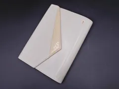 HANAE MORI ハナエモリ レザー クラッチ バッグ アイボリー ■■ レディース