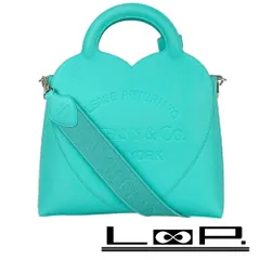 ティファニー ■新同■ リターントゥティファニー 2WAY ショルダー ハンド バッグ レザー ティファニーブルー 【35825】12のサムネイル