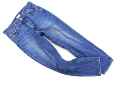 earth music&ecology アースミュージック＆エコロジー テーパード デニムパンツ sizeM/紺 ■■ レディース