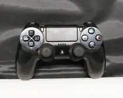 T【HY】【動作品】SONY純正 PS4 DUALSHOCK 4 ワイヤレスコントローラー CUH-ZCT2J ジェットブラック Bluetooth対応 タッチパッド搭載 高精度スティック 振動機能搭載[ゆうパケット発送、送料無料]HY003