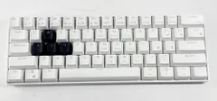 【HY】【美品】RK ROYAL KLUDGE RK61 メカニカルキーボード 赤軸 60％ コンパクト Bluetooth/2.4GHz/USB 有線無線対応 ホワイト US配列 61キー ホットスワップ対応[送料無料(一部地域を除く)]HY003