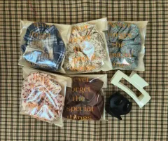 まとめシュシュ 5種 / バンスクリップ 2種