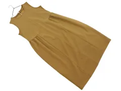 URBAN RESEARCH アーバンリサーチ ITEMS 裏起毛 ノースリーブ ワンピース sizeF/キャメル ◇■ レディース
