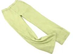 JEANASIS ジーナシス スウェード調 パンツ sizeS/緑 ◇■ レディース