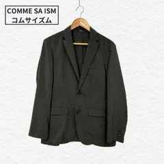 COMME CA ISM コムサイズム【セットアップ対応】洗えるリネンライクジャケット カーキ Mサイズ ▫▫