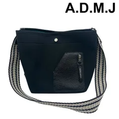 エーディーエムジェイ A.D.M.J ショルダーバッグ マジックライトシリーズ  黒 ネオプレン トリコットダブル レディース 6V236のサムネイル