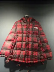 THE NORTH FACE ザノースフェイス レッド CHECK 700 パファー ダウン