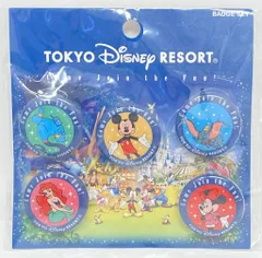 東京ディズニーリゾート バッジセット アリエル・ジーニー・ダンボ