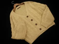 INGNI イング ケーブル編み Vネック カーディガン sizeM/ベージュ ◇■ レディース