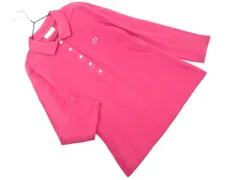 LACOSTE ラコステ ワッペン 長袖 ポロシャツ size36/ピンク ◇■ レディース