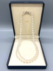 K14WG】ロング112cm TASAKI ネックレス 本真珠 パール テリ強 - メルカリ