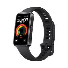 HUAWEI Band 9 スマートウォッチ フルオロエラストマー素材ベルト 高精度健康モニタリング 自動輝度調整 1.47インチAMOLEDディスプレイ 超狭ベゼル 薄型軽量 9軸センサー 睡眠中呼吸乱れ検知 急速充電 最長2週間持続バッテリー バンド交換 